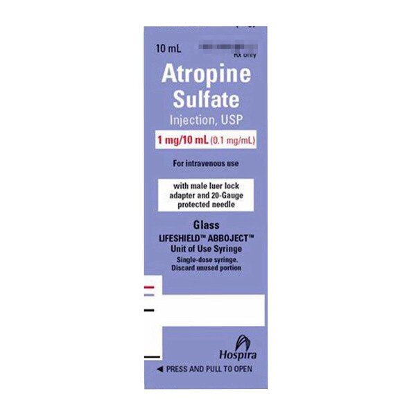 Atropine Sulfate 1mg/10ml LifeShield Abboject prefilled syringe